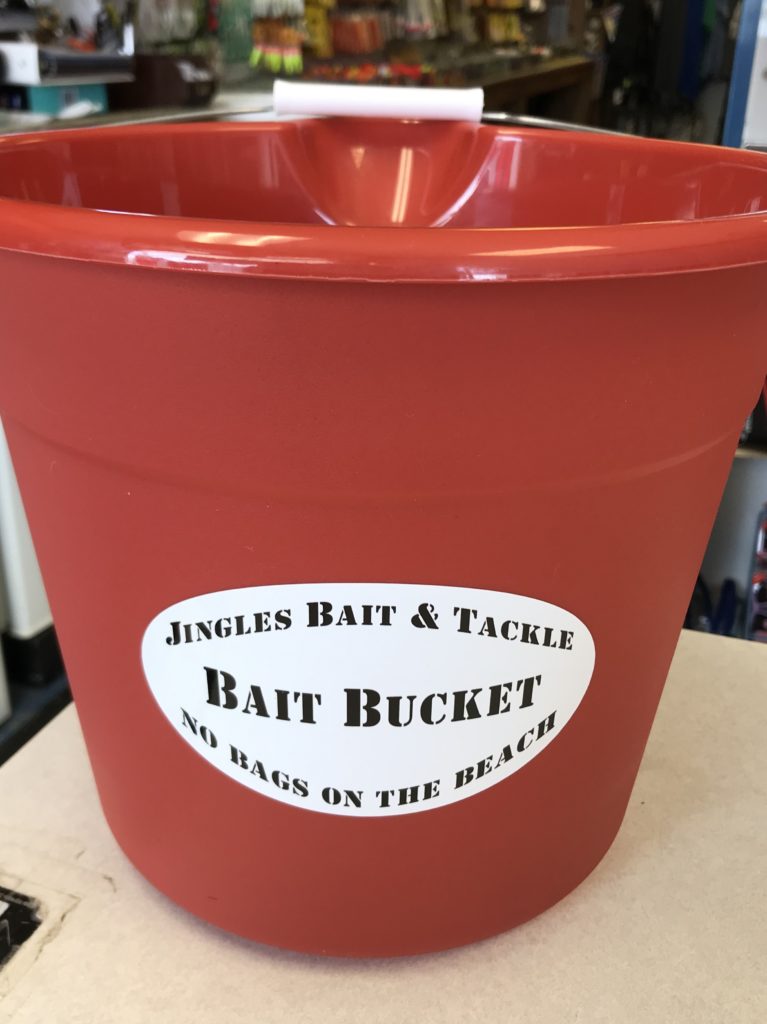BYOBB BRING YOUR OWN BAIT BUCKETS!! Jingles Bait and Tackle Beach