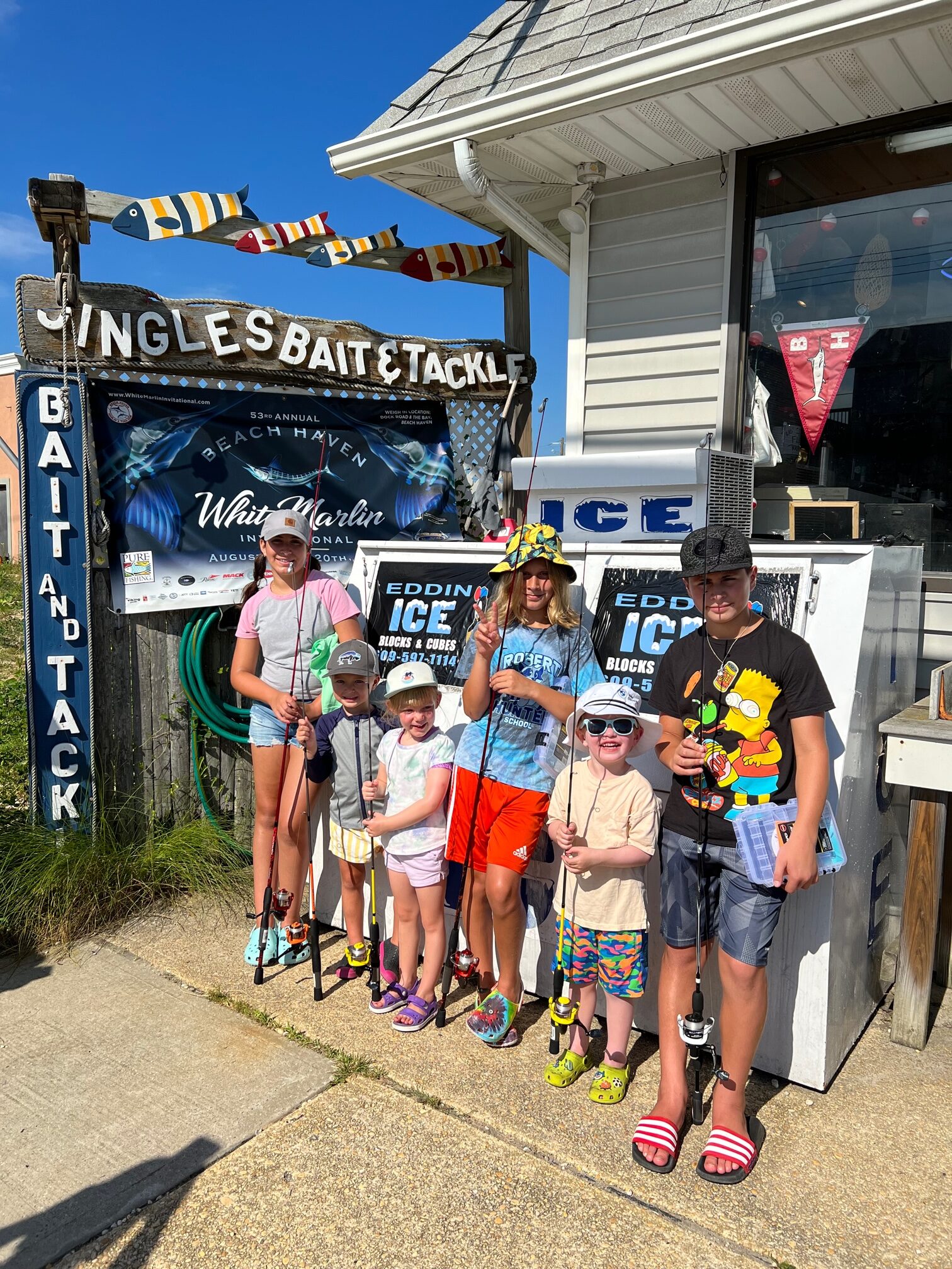 Kids Clinic class of Wednesday, August 24th (2nd)! Jingles Bait and