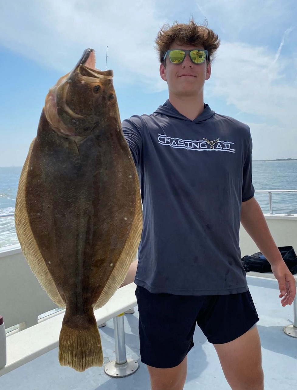 Ben caught this nice keeper fluke from the Miss Beach Haven with